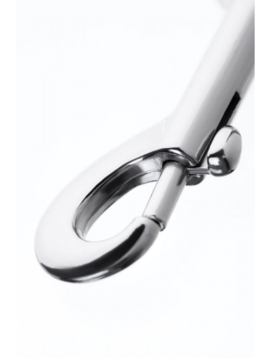 Серебристый двухсторонний карабин TOYFA Metal - ToyFa - купить с доставкой в Благовещенске