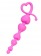 Розовая силиконовая анальная цепочка Sweety - 18,5 см. - ToyFa в Благовещенске Розовая силиконовая анальная цепочка Sweety - 18,5 см. - ToyFa