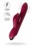 Бордовый вибратор-кролик Sangra - 20,5 см. - ToyFa купить в Благовещенске с доставкой в Orgasmix.ru Бордовый вибратор-кролик Sangra - 20,5 см. - ToyFa