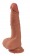 Телесный реалистичный фаллоимитатор REAL с трусиками для страпона - 19,5 см. - Real купить в Благовещенске с доставкой в Orgasmix.ru Телесный реалистичный фаллоимитатор REAL с трусиками для страпона - 19,5 см. - Real - купить с доставкой в Благовещенске