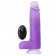 Фиолетовый вибратор-реалистик Encore 8 Inch Vibrating Dildo - 21,6 см. - Blush Novelties