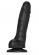 Черный фаллоимитатор Strap-On-Me Sliding Skin Realistic Dildo size L - Strap-on-me купить с доставкой в интернет-магазине Orgasmix в Благовещенске Черный фаллоимитатор Strap-On-Me Sliding Skin Realistic Dildo size L - Strap-on-me