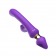 Фиолетовый вибратор-кролик с вакуумной стимуляцией клитора - 24,6 см. - I-MOON купить в Благовещенске с доставкой в Orgasmix.ru Фиолетовый вибратор-кролик с вакуумной стимуляцией клитора - 24,6 см. - I-MOON