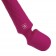 Бордовый вибромассажер Luna - 21,4 см. - HOT planet в Благовещенске Бордовый вибромассажер Luna - 21,4 см. - HOT planet