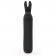 Черная вибропуля с ушками Rechargeable Rabbit Ears Bullet Vibrator - Happy Rabbit купить в Благовещенске с доставкой в Orgasmix.ru Черная вибропуля с ушками Rechargeable Rabbit Ears Bullet Vibrator - Happy Rabbit