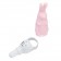 Розовый виброзайчик 4PLAY FINGER RING VIBE RABBIT PINK - NMC купить в Благовещенске с доставкой в Orgasmix.ru Розовый виброзайчик 4PLAY FINGER RING VIBE RABBIT PINK - NMC
